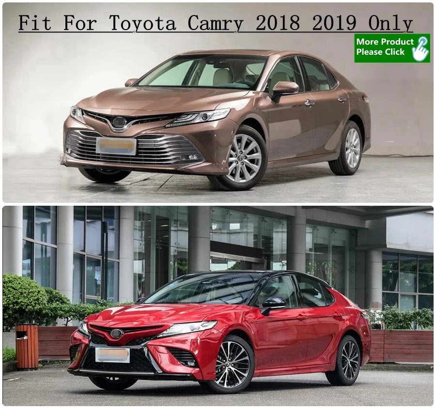 Автомобильные аксессуары, декоративная накладка на руль, подходит для Toyota Camry, матовое серебро/углеродное волокно/красный