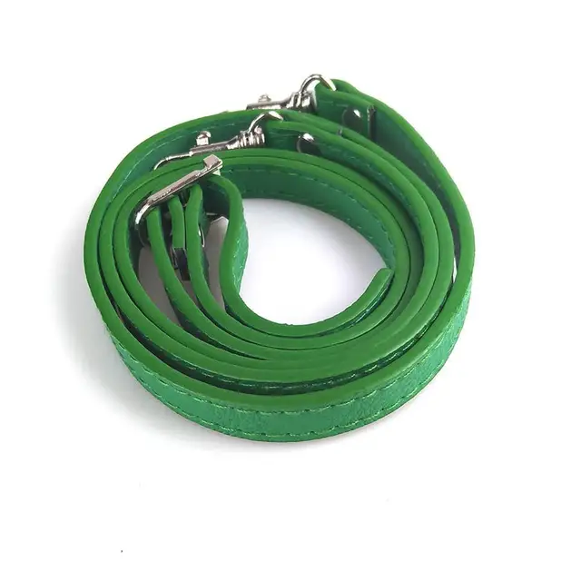 New 138cm Long PU Leather Shoulder Bag Strap bag Handles DIY Replacement Purse Handle for Handbag Belts Strap Bag Accessories 16 (Green 120cm)