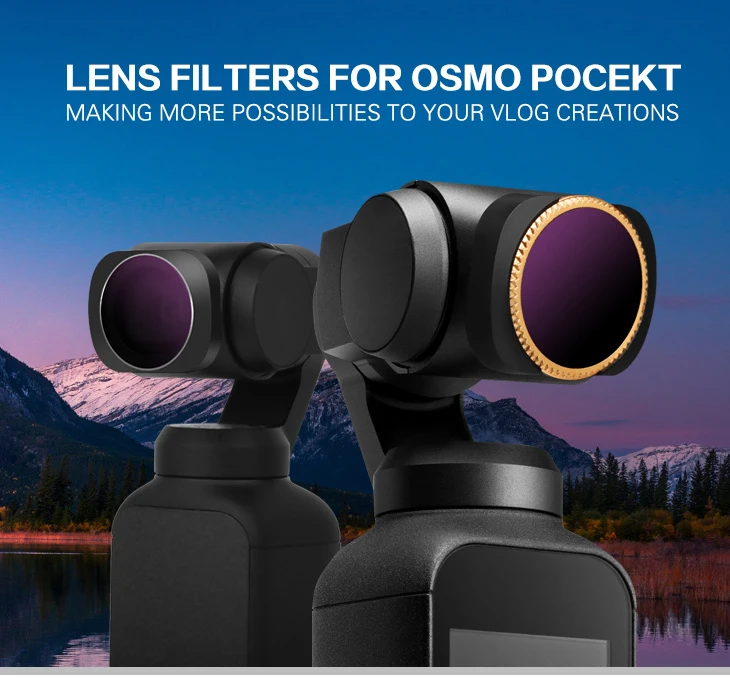 Регулируемый MCUV CPL NDPL ND64-PL ND32-PL ND4 ND8 фильтр объектива для DJI OSMO Карманный карданный камеры
