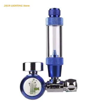 

Aquarium CO2 Regulator Check Valves Bubble Counter CO2 Gauge Display Plant Tank