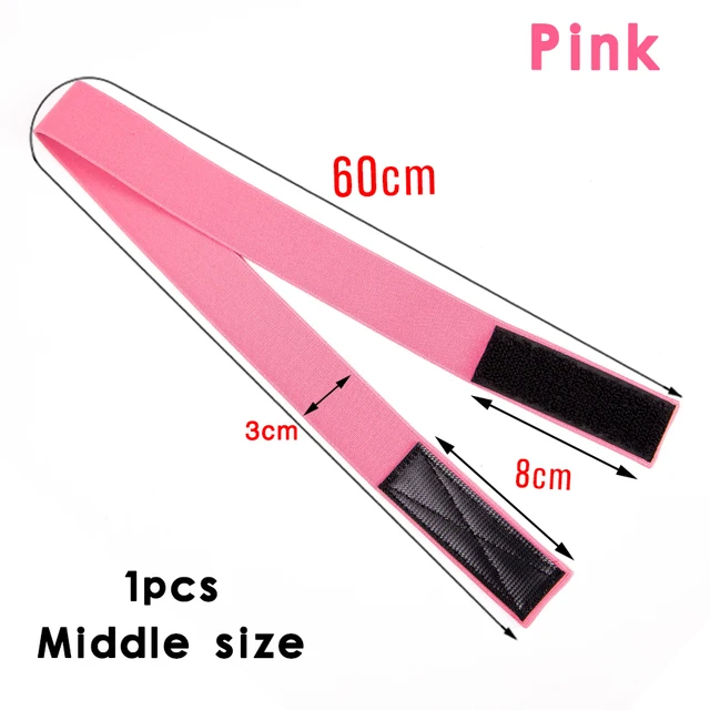 Aliader 1Pc Hair Elastic Band For Wigs With MagicTape Headband Edge Laying Scarf Edge Wraps For Fixed Lace Wigs Elastic Headband 3cm 60cm 1pcs fen