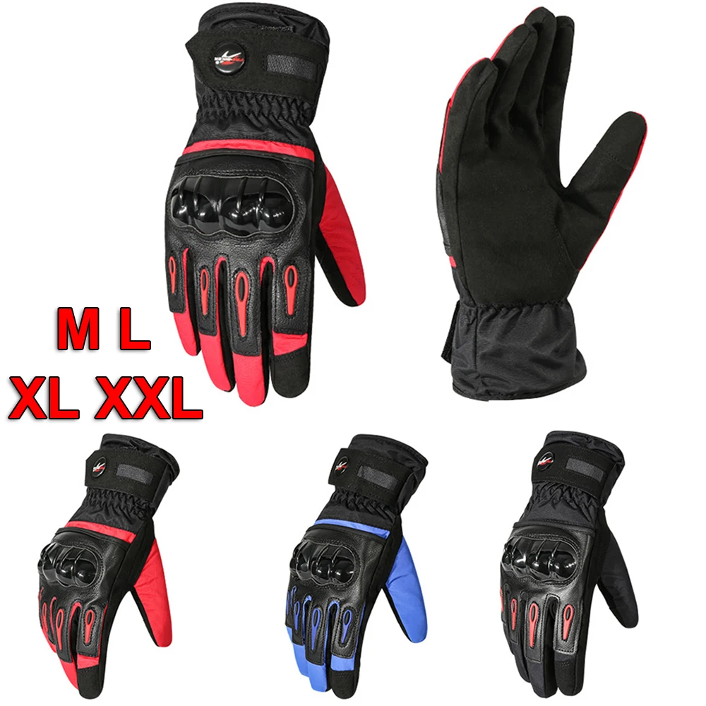 1 пара мотоциклетных перчаток для вождения мотоцикла с защитой от воды