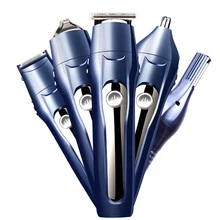 MARSKE многофункциональная 6 в 1 Мужская бритва электрическая машинка для стрижки волос в носу и бороде Бритва для бровей тример перезаряжаемый набор грумеров