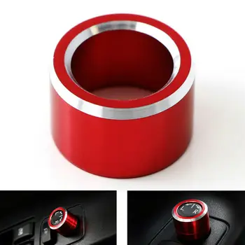 

For Subaru WRX STI Impreza Mirror Aluminum Adjustment Button Knob Cover Car