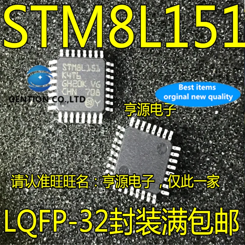 

5 шт. STM8L151K4T6 STM8L151 16 МГц LQFP-32 микроконтроллер 8 бит в наличии 100% новый и оригинальный