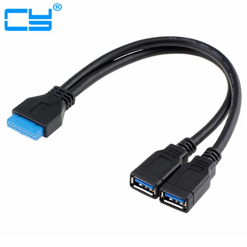 USB 3 0 20-контактный разъем типа мама 20p F AF 25 м 8 фута 5 Гбит/с поддержка 2 | Компьютеры и