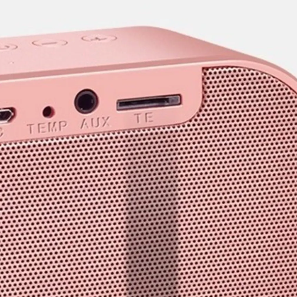 Будильник Bluetooth динамик fm-радио портативный беспроводной громкий динамик s стерео музыка TF динамик s для спальни погода