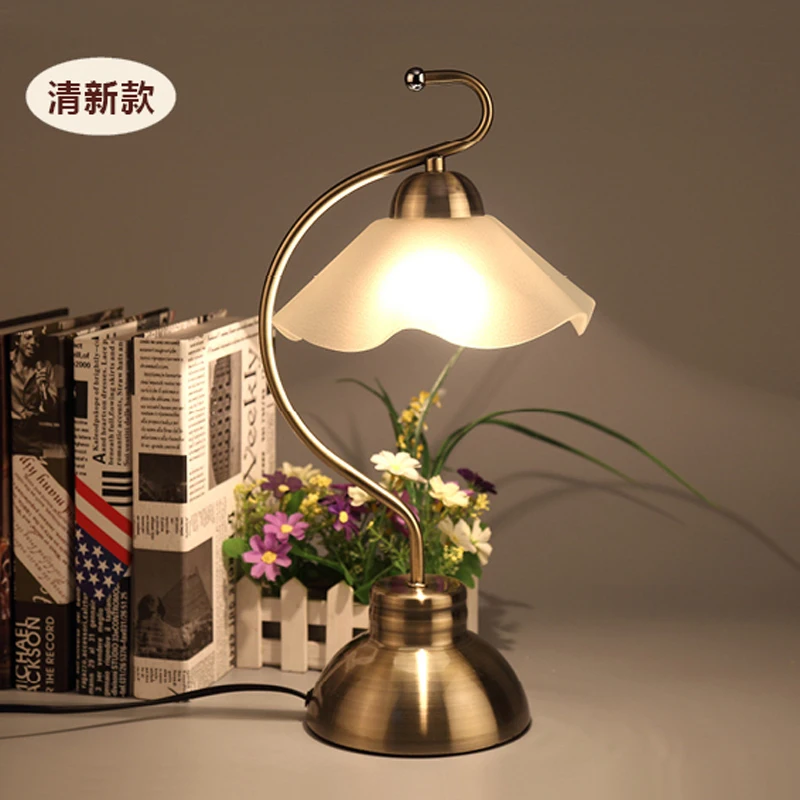 

modern table lamp iron gold sitting room european style rural dimmer restoring ancient ways of bedroom