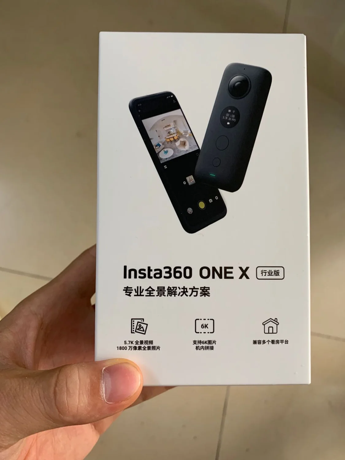 Экшн камера Insta360 ONE X водонепроницаемая Спортивная мини 5 7 K для iPhone Android 18 МП фото