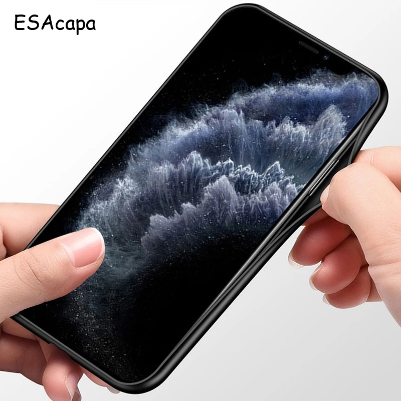 Magnetic Ring Holder Stand Tempered Glass Phone Case