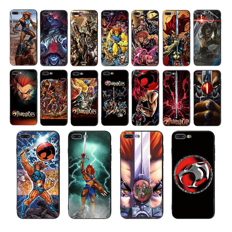 Чехол для iphone XR X 11 pro xs максимальный Чехол 7 8 6s 6 plus Мягкий чехол 5s se 5 animation Thundercats TPU силиконовый чехол мультяшный чехол