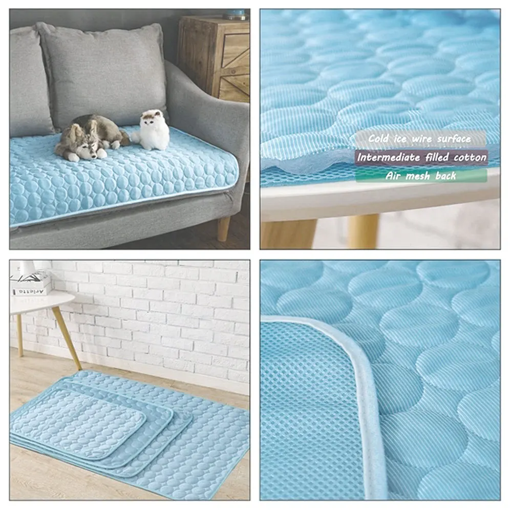 Коврик для домашних животных крутая Подушка прочная хлопковая дышащая подушка Теплоизоляционный комфортный охладитель