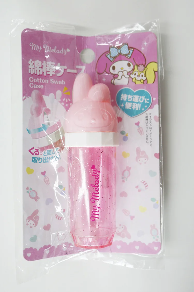 Розовый 10 шт. kawaii розовый милый Q-tips держатель портативный ватный тампон коробка для хранения девочек лучшие сувениры для вечеринки ко дню рождения рождественские подарки - Цвет: Розовый