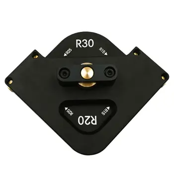 

R15 R20 R25 R30 Woodworking Corner Quick Jig Template Tool for Router Trimmer Y98E