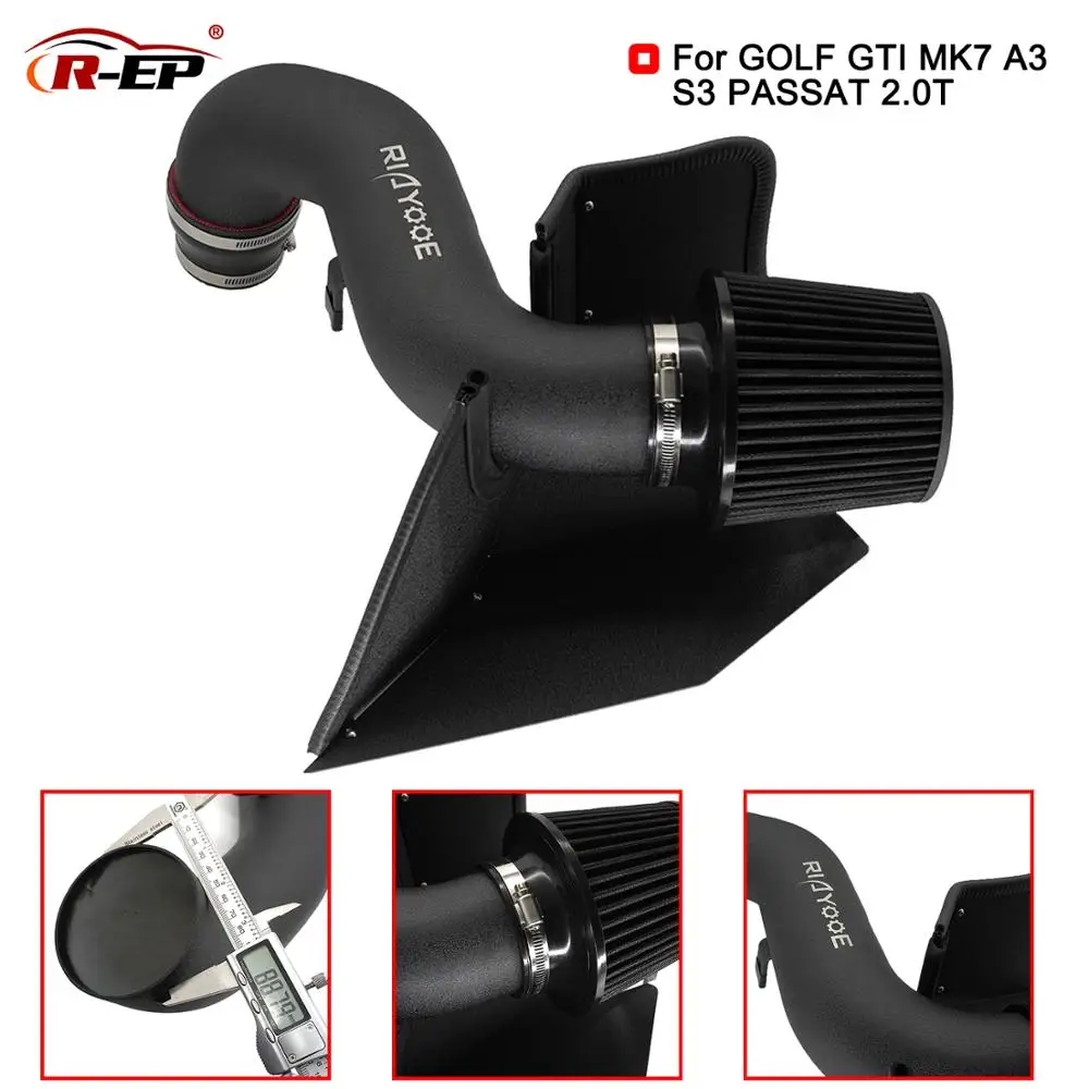 R-EP комплект холодного воздуха для Seat Leon Audi A3 TT S3 VW Golf GTI MK7 Passat Touran EA888 2 0 T Turbo