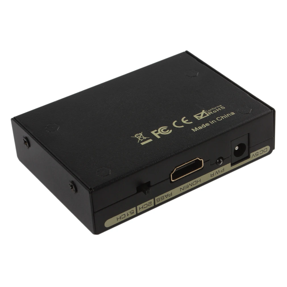1080P HDMI к HDMI оптический+ SPDIF+ RCA L/R экстрактор конвертер аудио сплиттер