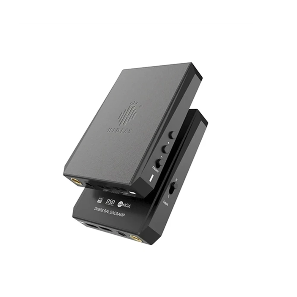 Портативный USB усилитель Hidizs DH80S ЦАП AMP MQA корпус из алюминиевого сплава с ЧПУ 3
