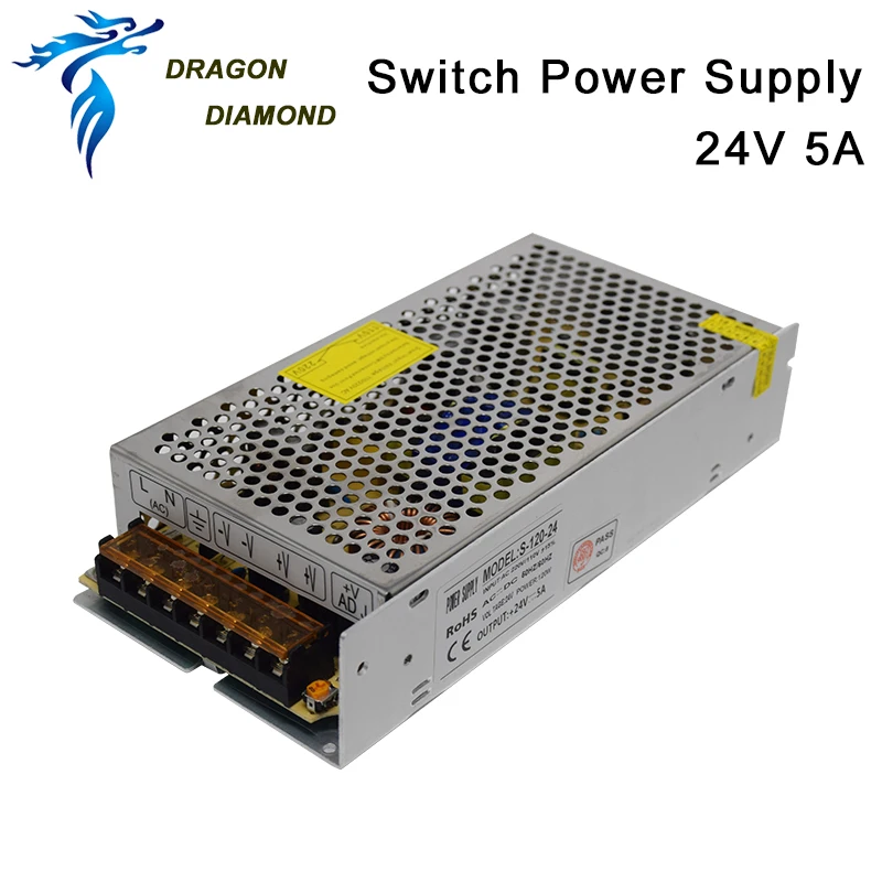 120w Switch Power Supply Driver 24V 5A Adapter For Laser Machine | Инструменты