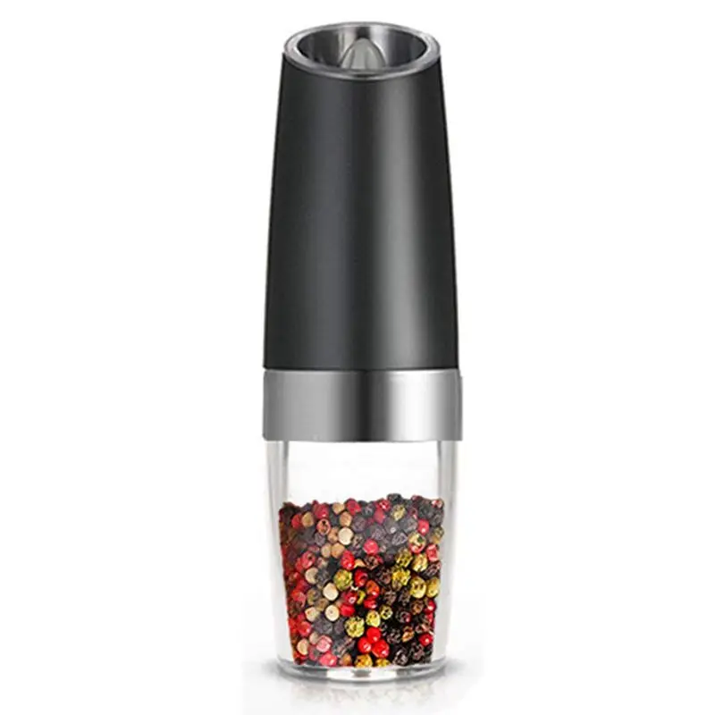 

Electric Pepper Grinder or Salt Grinder Mill with Adjustable Coarseness Ceramic Mechanism,Automatic Operation,Battery Powered wi