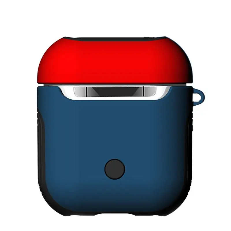 Type 6 2в1 защитный чехол для зарядки Беспроводная Bluetooth коробка для наушников защита ударопрочные аксессуары для Apple Airpods наушники - Цвет: Type 6