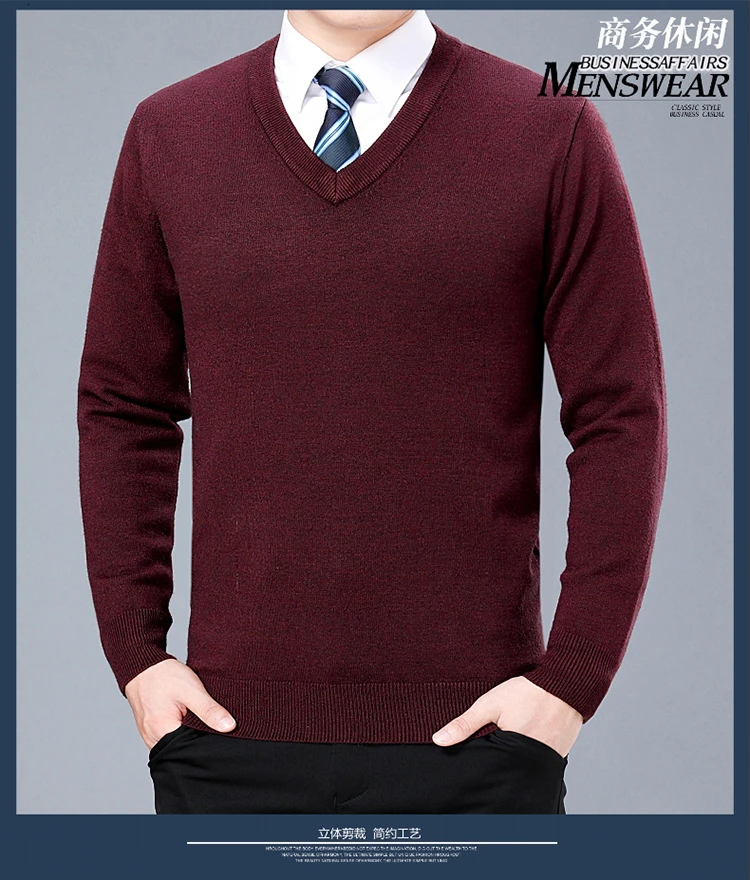 Осень Зима Trui Повседневный Coltrui Effen цвет Trui двойной воротник Slim Fit используется свитера Одежда