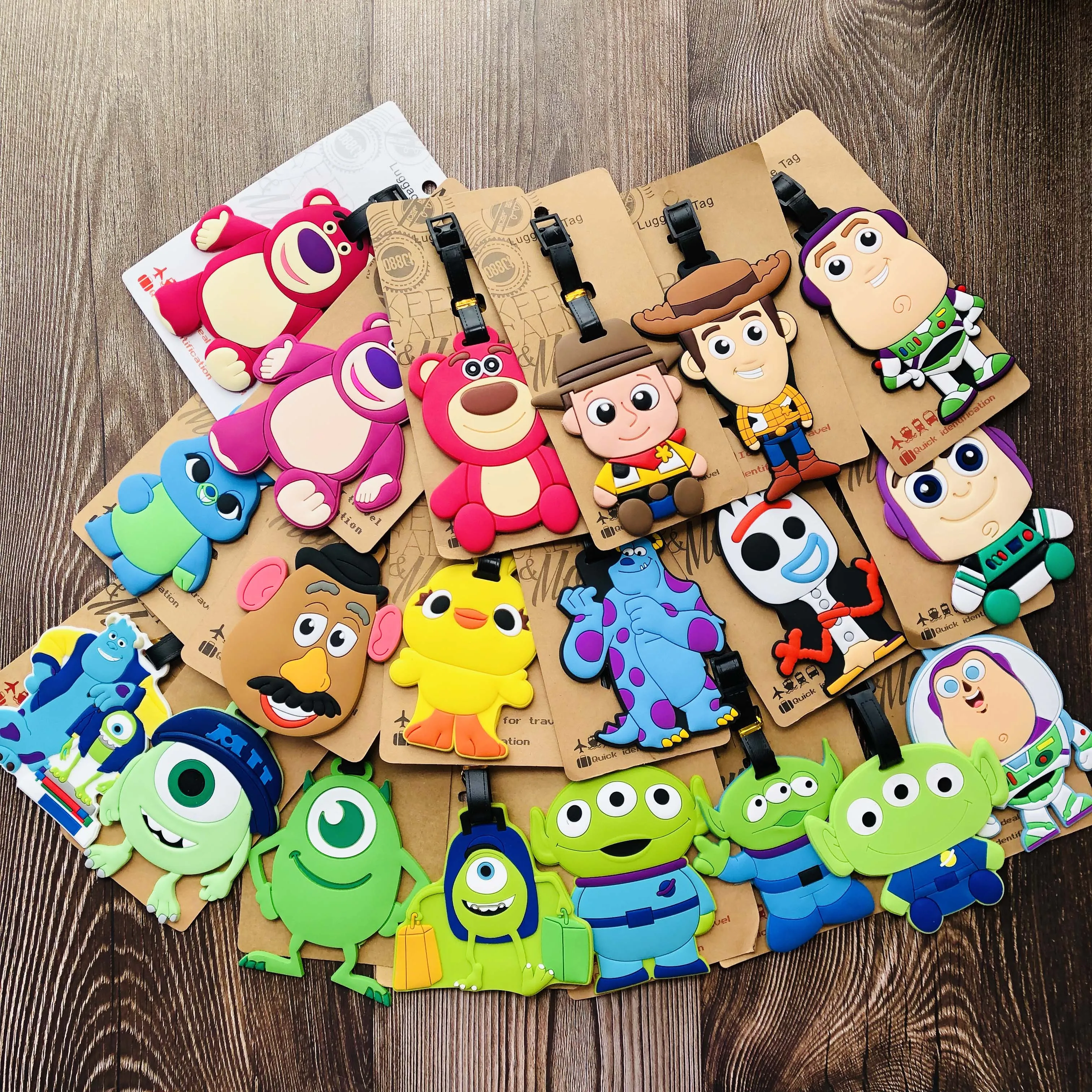 Woody Aliens Buzz аниме аксессуары для путешествий багажная бирка на чемодан ID портативный держатель тегов багажные этикетки подарки Новинка