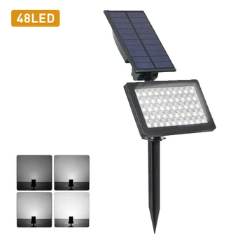 

Landscape Lights Solar Powered 48-LED Spotlight Outdoor Garden Pathway Lamp LED Path Light Outdoor Light
