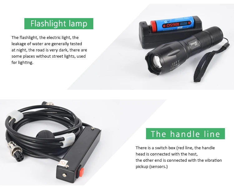 underground water detector  3 Meter Leakage test of PVC tap water pipelineWater Pipe Leakage Detector Machine  for Leak Detector