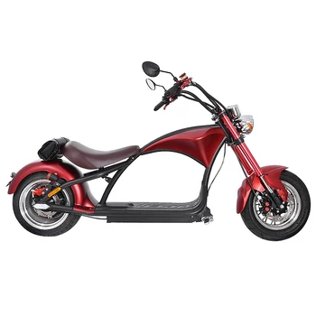 Online Elektrische Motorrad 2000W 50km Retro Vintage Stil Elektrische Fahrzeug Erwachsene Roller 60V 20AH Fett Reifen Motorrad