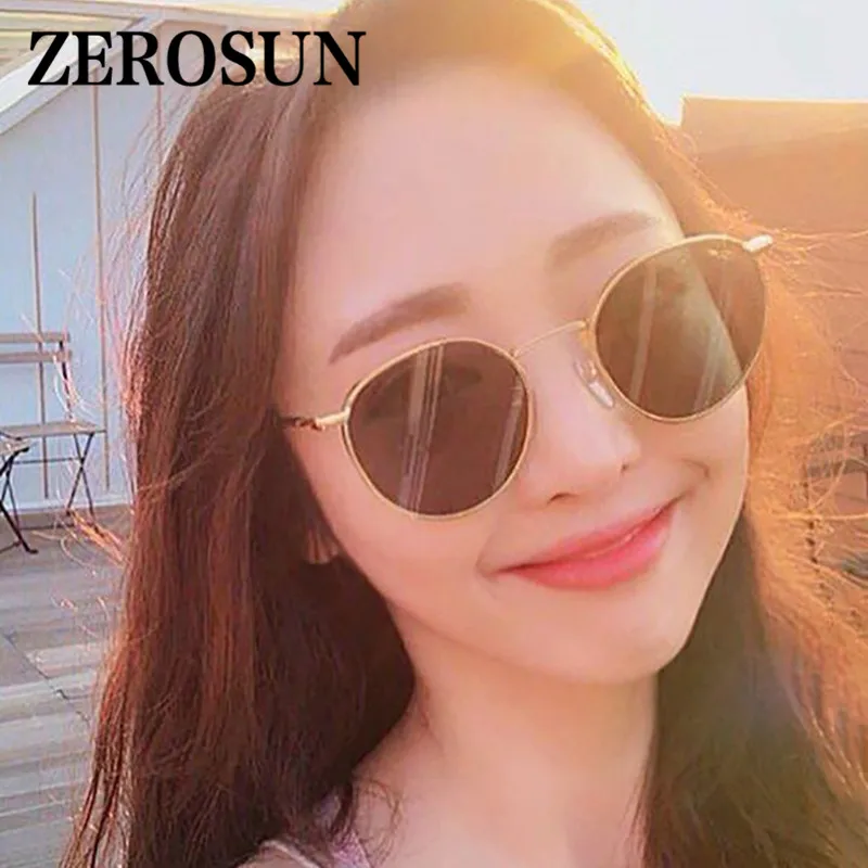 Zerosun, поляризационные солнцезащитные очки для женщин, мужчин, унисекс, женские солнцезащитные очки для женщин, овальные Винтажные Солнцезащитные очки UV400