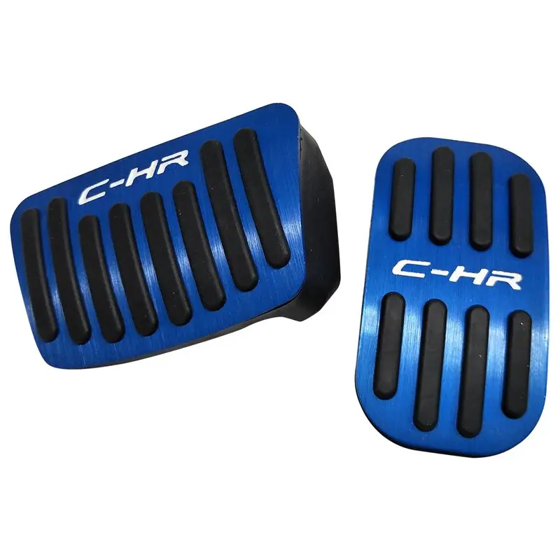 

Accelerator Gas Pedal Brake Pedal Cover At For Toyo ta C-Hr C Hr Chr 2016 2017 2018 Accessories Car Styling(Blue)
