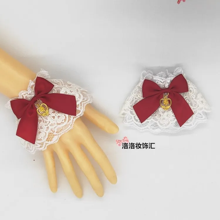 Origional Lolita Lace Versatile Hand Cuff Lolita SOFT Girl Hand Jewelry Can Take a Stars Mo FA Angel Handle Alice