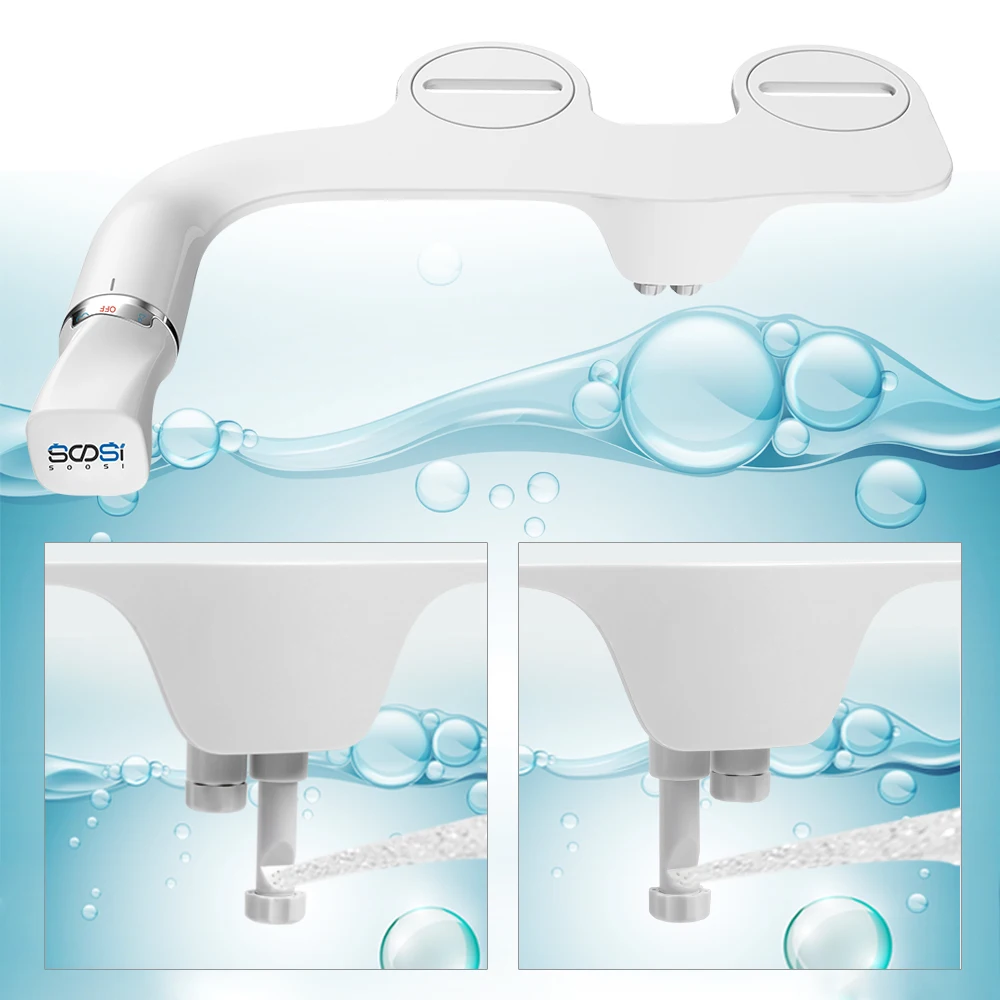 SOOSI-Bocal Duplo Slim para Assento Sanitário, Acessório