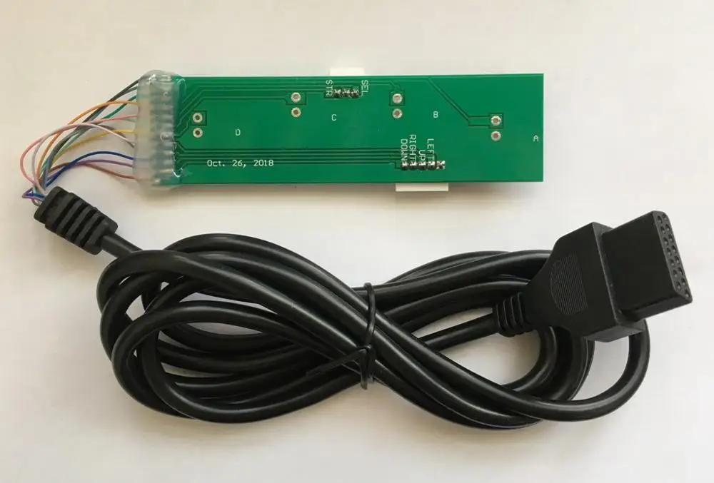 Without KEY Switch NEOGEO X Arcade Stick to 15Pin Cable Upgade Kit - Цвет: Without KEY Switch