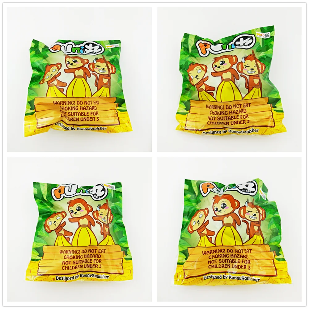 Punimaru Squishy animal monkey Soft Can squeeze Scented Kids Relieve stress Toy