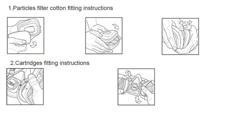 half mask instruction-1