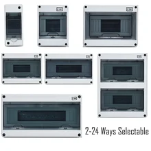 1/2/5/6/8/12/15/18/20/24 distribution box modes ip65 mcb impermeable to the open air electric junction box Transparent plastic