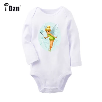 

Sailor Moon CAT Cute Tinker Bell is Surrounded by Roses Newborn Baby Bodysuit Print Toddler Onesies Long Sleeve Jumpsuit Clothes
