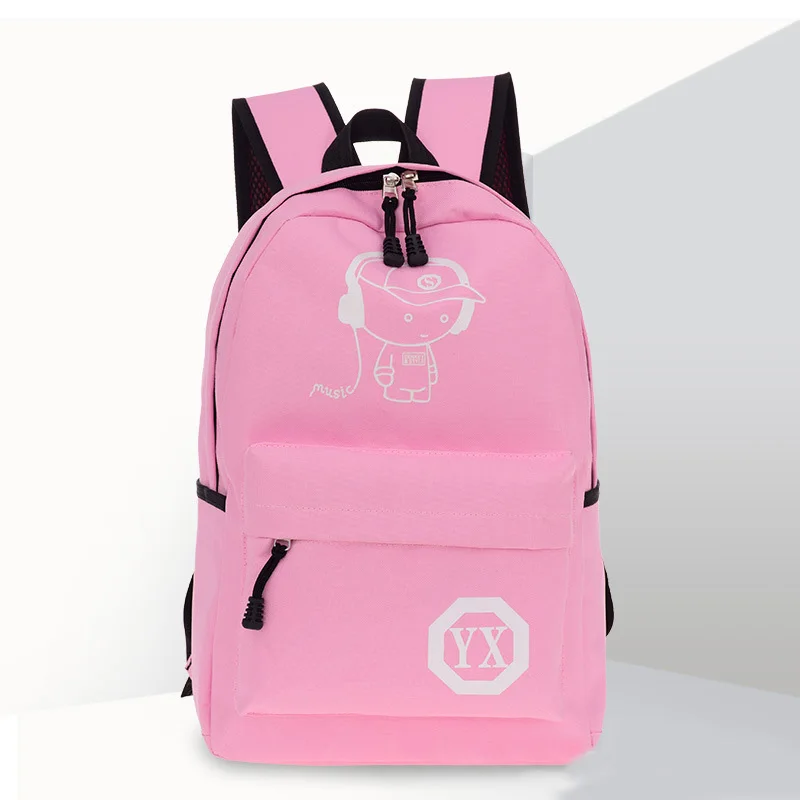 

Backpacks Student Luminous School Bags For Boy Girl Teenager Computer Anti-Theft Laptop Back Pack Multiple Styles And Colors