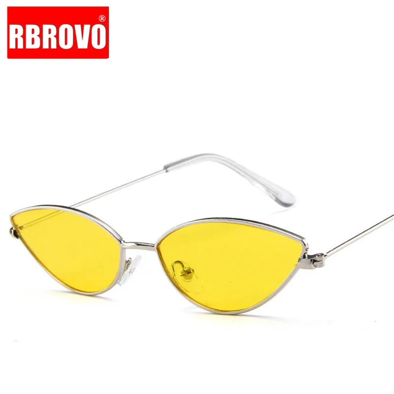 2020 маленькие зеркальные солнцезащитные очки RBROVO женские круглые брендовые