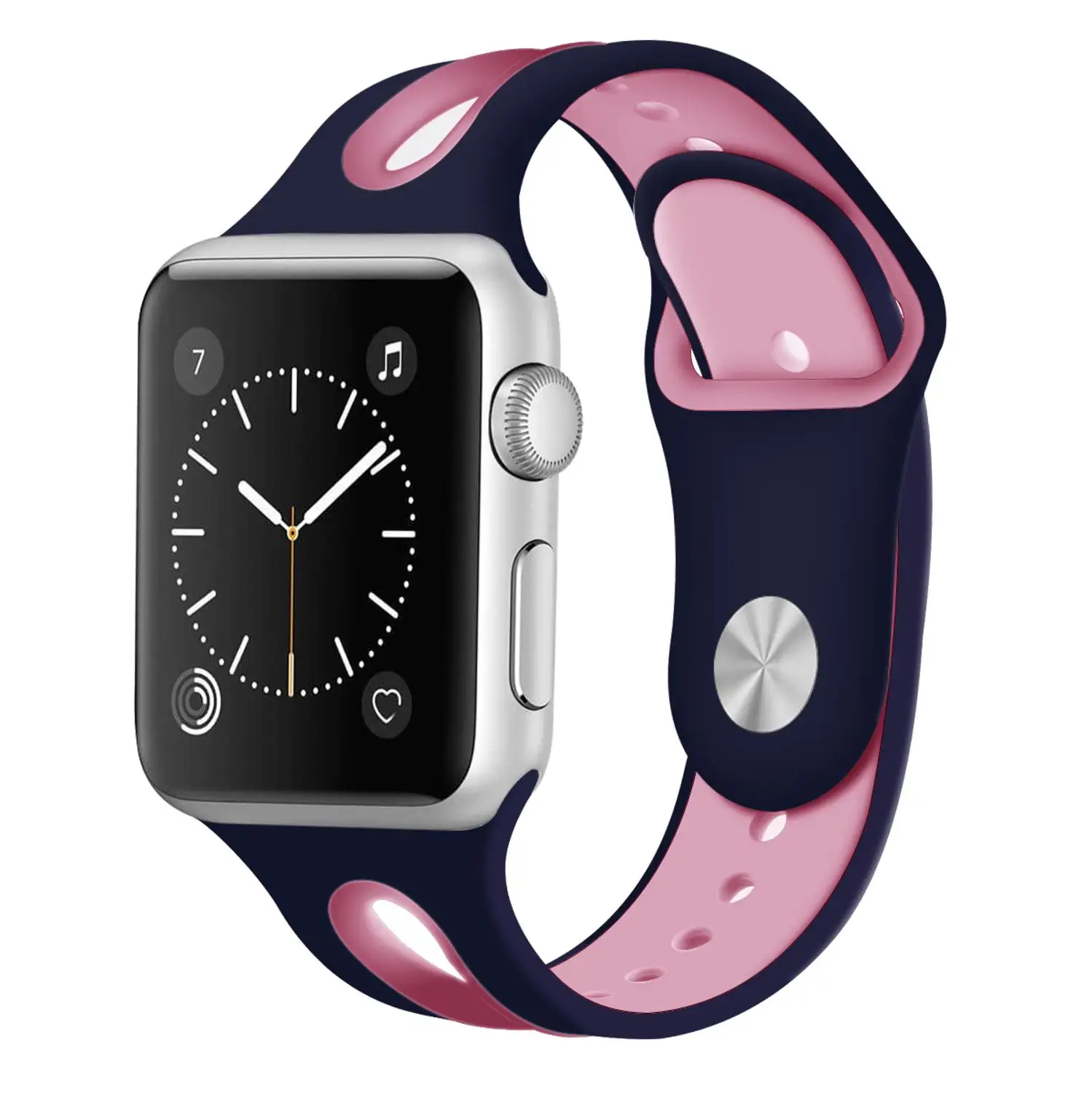 13 Силиконовый дышащий плечевой ремень для apple watch, ремешок 42/38 мм 44/40 мм Series 5/4/3/2/1 для apple watch спортивные повязки браслет для наручных часов iwatch - Цвет ремешка: 13