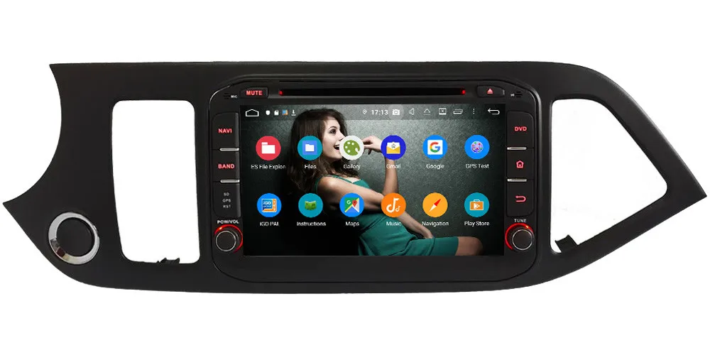 Klyde ips 4G wifi Android 9 Восьмиядерный 4 Гб ОЗУ 64 Гб ПЗУ DSP BT автомобильный DVD мультимедийный плеер радио для Kia Morning Picanto 2011