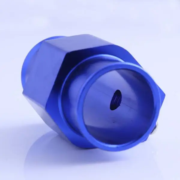 28mm Water Temperature Sensor Adaptor Gauge Radiator Hose Adaptor Blue