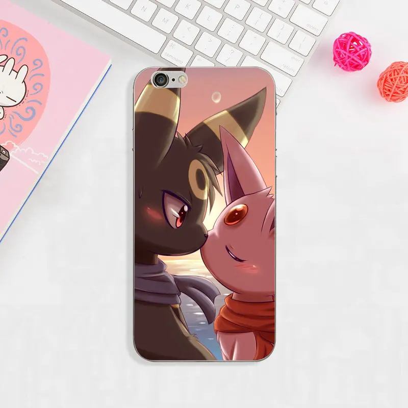 image 10 Горячие Pokemons Блестящий умбреон Мягкий ТПУ силиконовый чехол для мобильного телефона чехол для iPhone X XR XS MAX 10 7 8 Plus 4 4S 5 5S SE 5C - Цвет: image 10