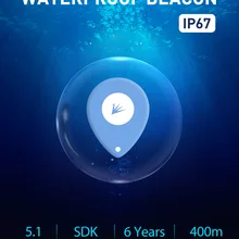 Feasycom ip67 bluetooth 5.1 farol 400m de longa distância à prova dip67 água ibeacon para iot localização interna