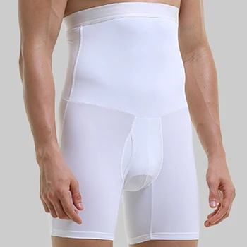 

Waist Trainer Body Shaper Man Trainers Abdominal Shapewear Men's Flat-angle Lengthened Anti-wear Legs