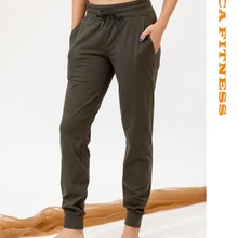 Цветные женские штаны для бега на завязках с боковыми карманами, удобные тренировочные флисовые тренировочные штаны для бега, одежда для фитнеса