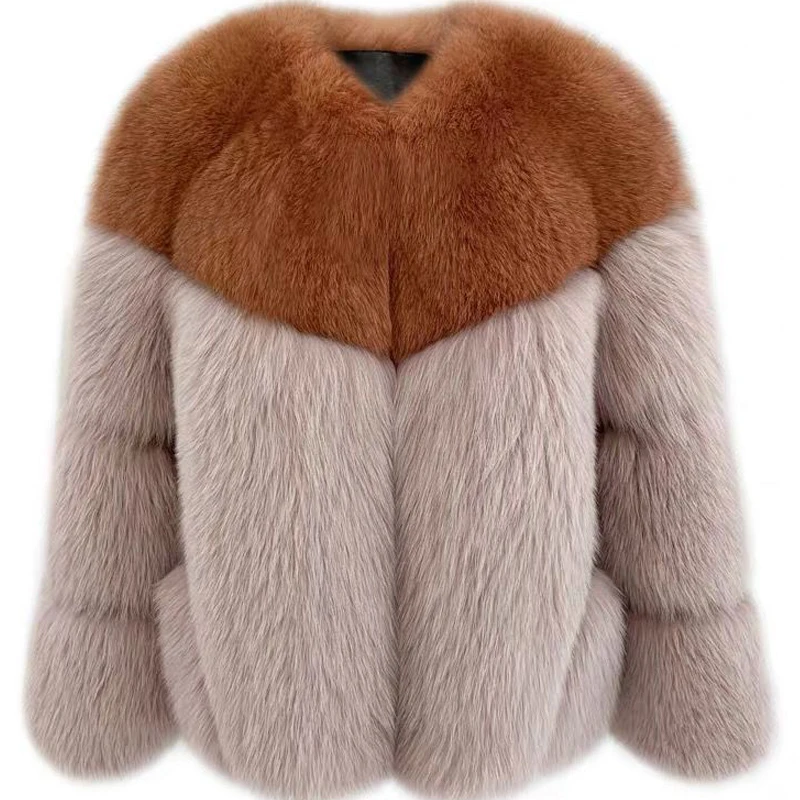 Женская меховая куртка из натурального Лисьего меха | одежда