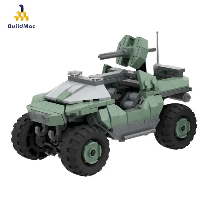 Военный грузовик внедорожник 32633 оружие Halo Wars бронированный штурмовой солдат