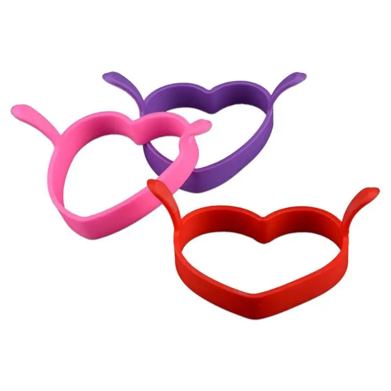 Кухня инструменты в форме сердца силиконовая форма для яичницы прессформы